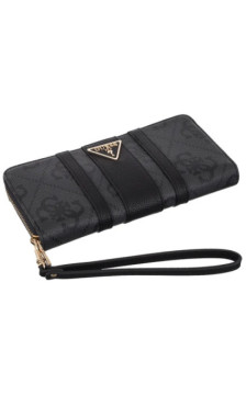 Guess Laurel II Slg Lrg Zip Around SWSS74 59146 Coal Logo (GU865-b) rankinė