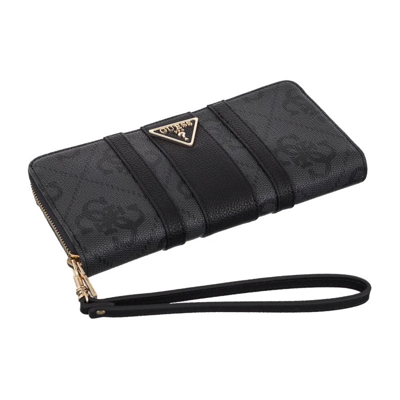 Guess Laurel II Slg Lrg Zip Around SWSS74 59146 Coal Logo (GU865-b) rankinė