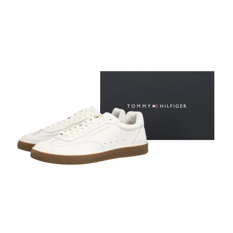 Tommy Hilfiger Th Lo Lux Lth Ecru FM0FM05815 YBL (TH1463-a) sportiniai bateliai