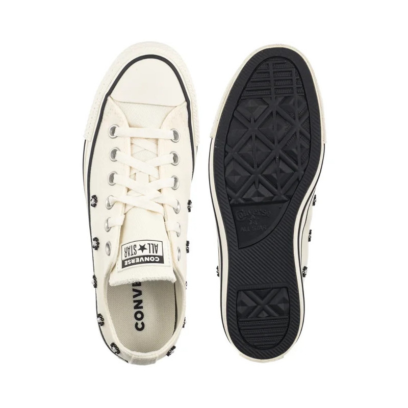 Converse CTAS OX Egret/Black/Egret A17784C (CO835-a) bateliai