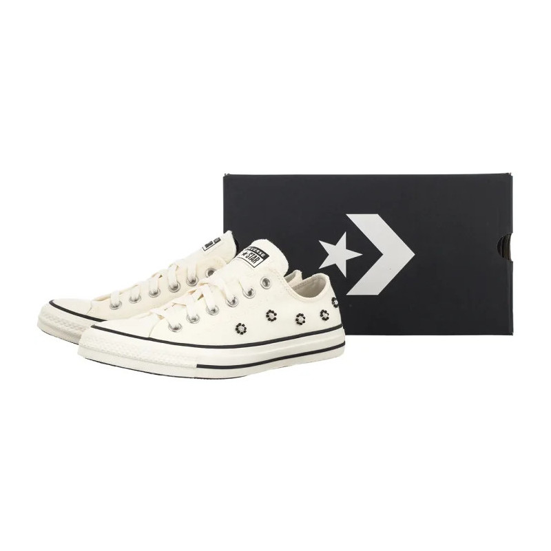 Converse CTAS OX Egret/Black/Egret A17784C (CO835-a) bateliai