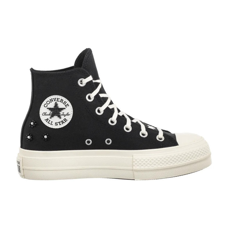 Converse CTAS LIFT HI Black/Black/Egret A17787C (CO838-a) bateliai