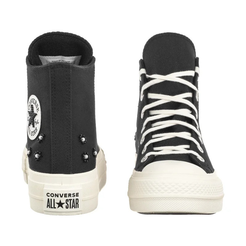 Converse CTAS LIFT HI Black/Black/Egret A17787C (CO838-a) bateliai