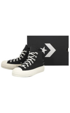 Converse CTAS LIFT HI Black/Black/Egret A17787C (CO838-a) bateliai