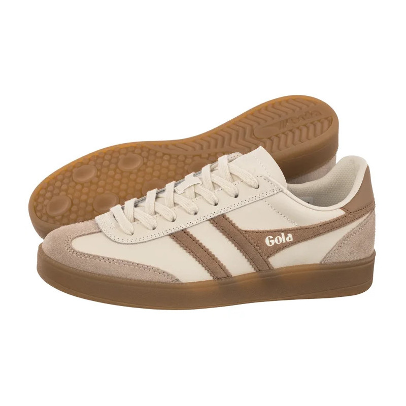 Gola Viper Leather Off White/Bone/Light Caramel/Gum CLB744 (GO1-a) sportiniai bateliai