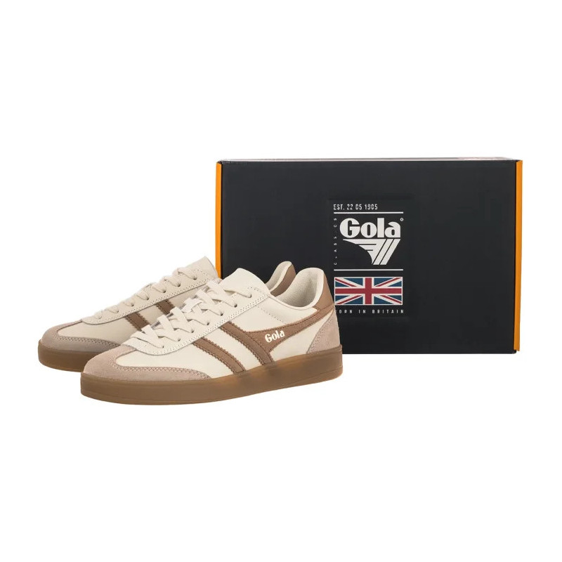 Gola Viper Leather Off White/Bone/Light Caramel/Gum CLB744 (GO1-a) sportiniai bateliai
