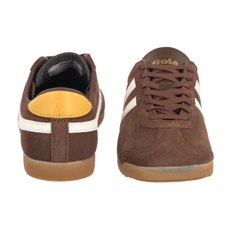 Gola Gola Women's Bullet Suede Trainer Otter/Off White/Pale Gum CLA153 (GO5-a) sportiniai bateliai