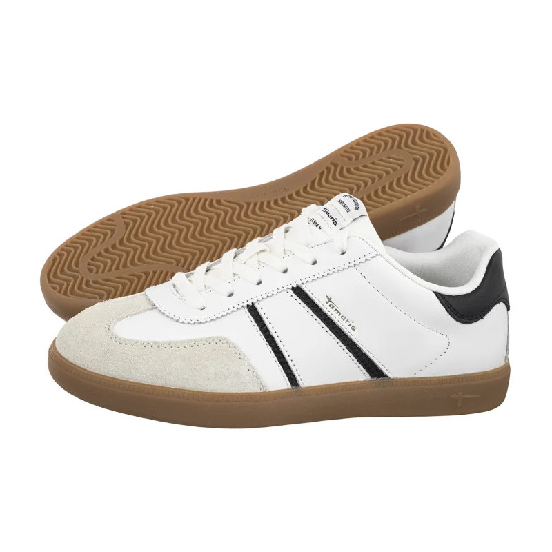 Tamaris Białe 1-23624-43 125 White/Black (TM522-c) sportiniai bateliai