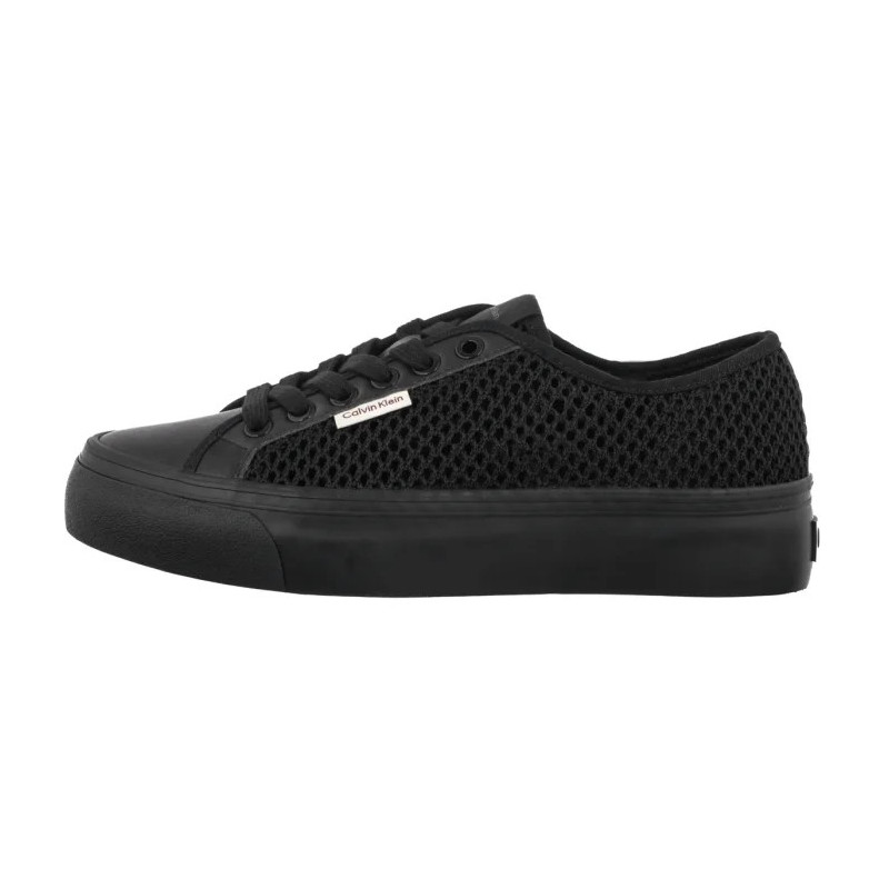 Calvin Klein Vulc Flatf Lace Up Lin Mesh Triple Black HW0HW02971 0GJ (CK731-b) sportiniai bateliai