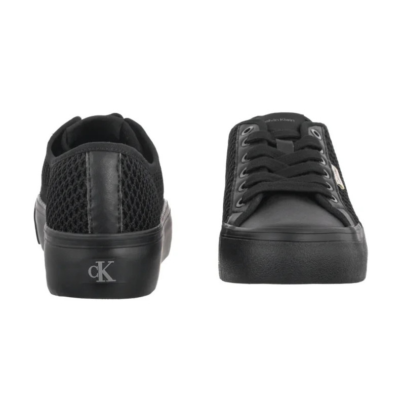 Calvin Klein Vulc Flatf Lace Up Lin Mesh Triple Black HW0HW02971 0GJ (CK731-b) sportiniai bateliai