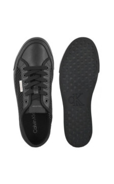 Calvin Klein Vulc Flatf Lace Up Lin Mesh Triple Black HW0HW02971 0GJ (CK731-b) sportiniai bateliai