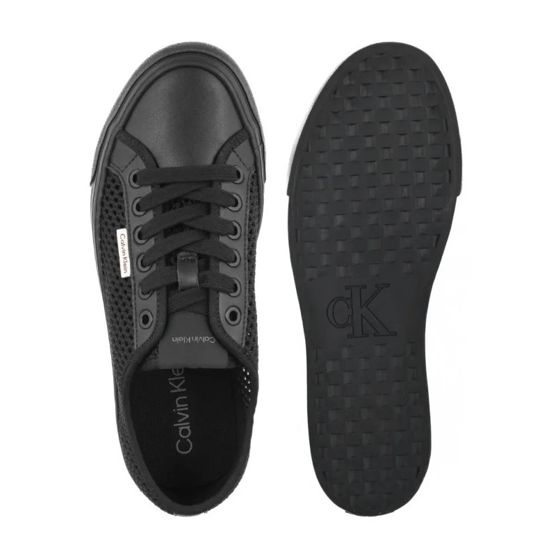 Calvin Klein Vulc Flatf Lace Up Lin Mesh Triple Black HW0HW02971 0GJ (CK731-b) sportiniai bateliai