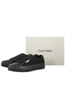 Calvin Klein Vulc Flatf Lace Up Lin Mesh Triple Black HW0HW02971 0GJ (CK731-b) sportiniai bateliai