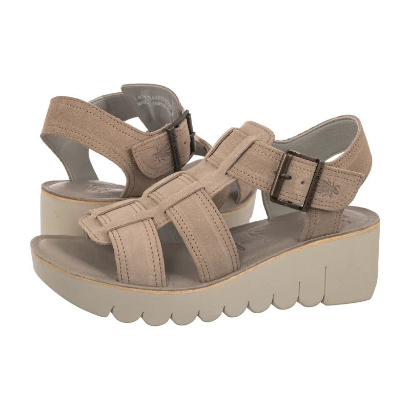 FLY London Yudd236fly Suede Taupe P145236007 (FL431-a) batai