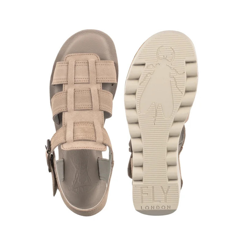 FLY London Yudd236fly Suede Taupe P145236007 (FL431-a) batai