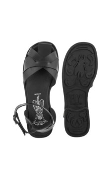 FLY London Alli409fly Bridle Black P145409000 (FL435-a) sandalai