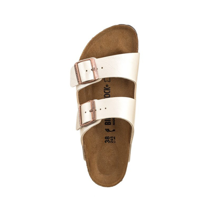 Birkenstock Arizona BF Graceful Pearl White 1009921 (BK69-a) Moteriški batai/šlepetės