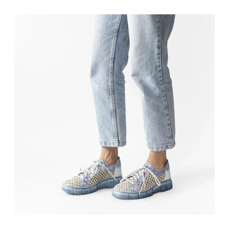 Maciejka Niebieskie/Beżowe 05850-06/00-1 (MA1006-a) batai