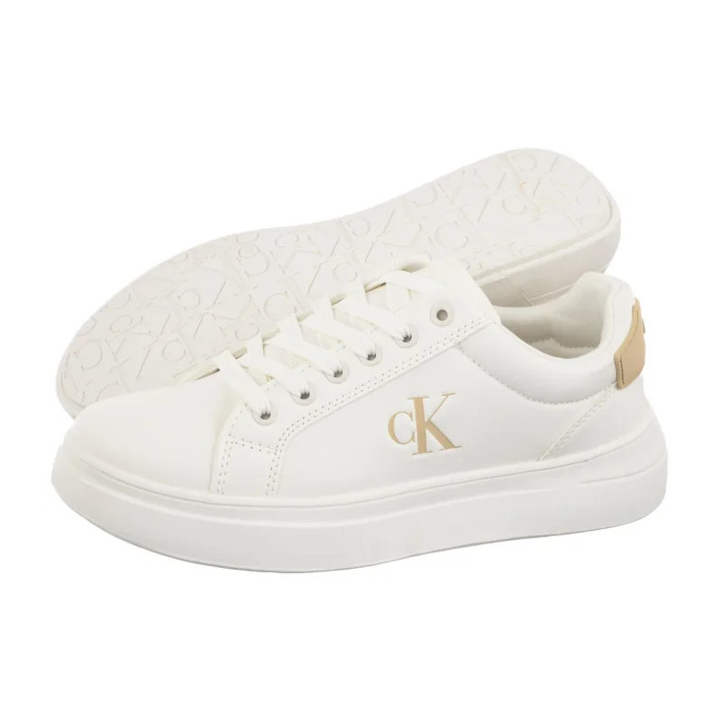 Calvin Klein Low Cutt Lace-Up Sneaker Off White/Beige V3X9-83300-1355A472 (CK732-a) sportiniai bateliai