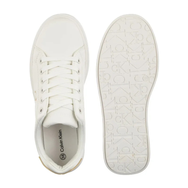 Calvin Klein Low Cutt Lace-Up Sneaker Off White/Beige V3X9-83300-1355A472 (CK732-a) sportiniai bateliai