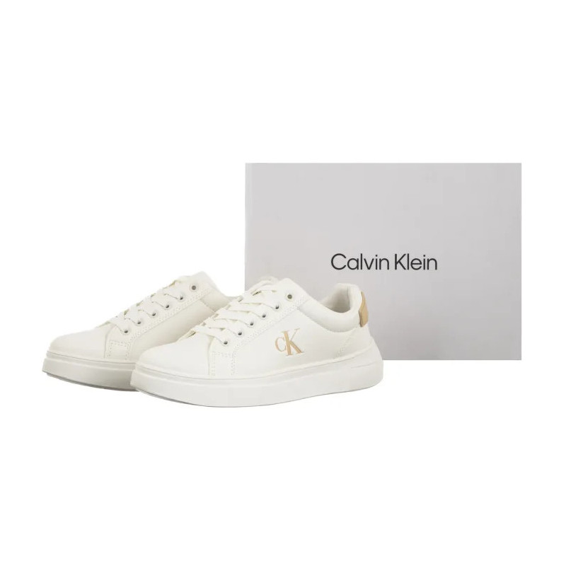 Calvin Klein Low Cutt Lace-Up Sneaker Off White/Beige V3X9-83300-1355A472 (CK732-a) sportiniai bateliai