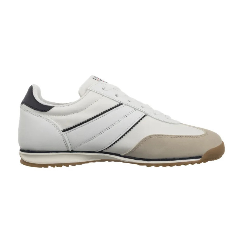 Tommy Hilfiger Low Cut Lace-Up Sneaker Beige/White/Blue T3X9-34372-1593Y007 (TH1469-a) sportiniai bateliai