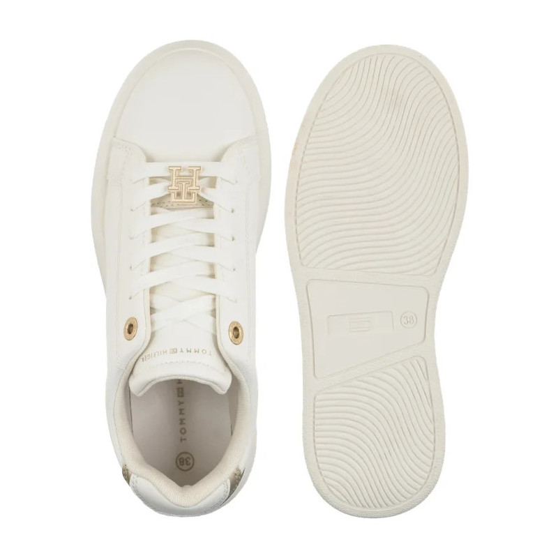 Tommy Hilfiger Low Cut Lace-Up Sneaker Off White/Platinium T3A9-34252-1355X024 (TH1471-a) sportiniai bateliai
