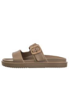 Tommy Hilfiger Th Double Strap Sandal Pearl Safari Canvas Pearlized FW0FW09114 0HT (TH1475-a) Moteriški batai/šlepetės