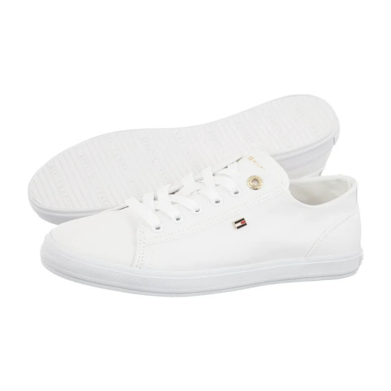 Tommy Hilfiger Th Foxing Sneaker Canvas White FW0FW09170 YBS (TH1477-a) sportiniai bateliai