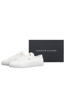 Tommy Hilfiger Th Foxing Sneaker Canvas White FW0FW09170 YBS (TH1477-a) sportiniai bateliai