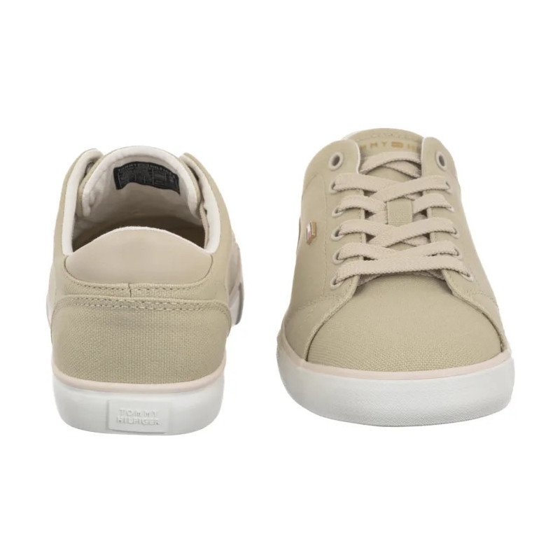 Tommy Hilfiger Th low Profile Vulc Canvas Classic Beige FW0FW09102 ACI (TH1479-b) sportiniai bateliai