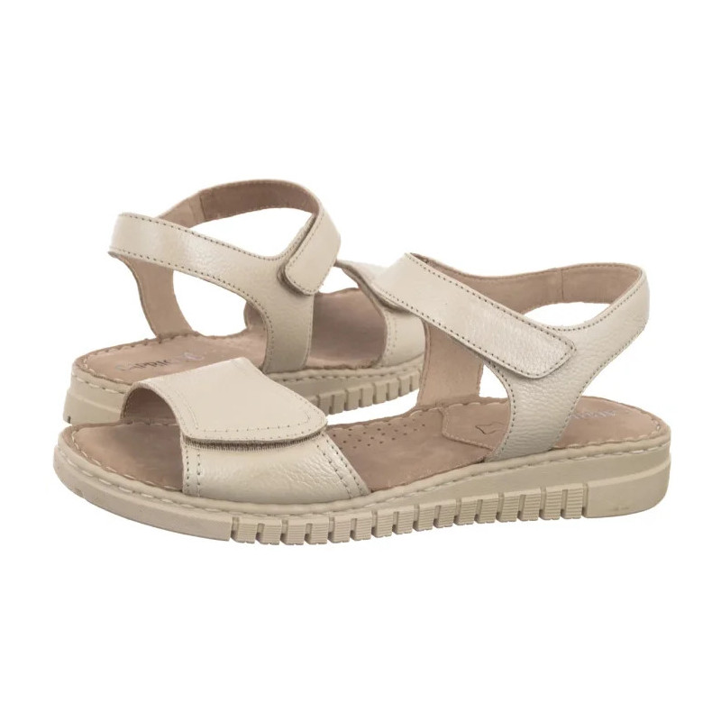 Caprice Perłowe 9-28103-44 119 Pearl Nappa (CP458-a) sandalai