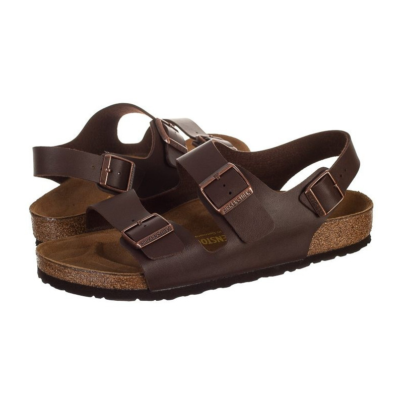 Birkenstock Milano 034701 Brązowe (BK9-a) sandalai