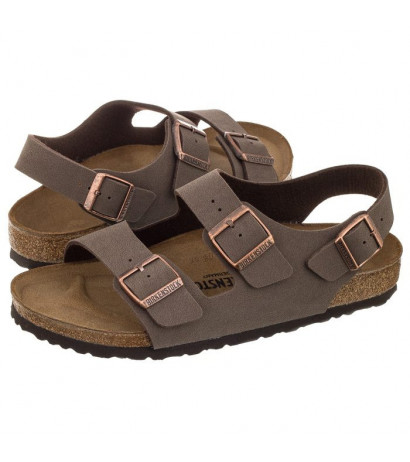 Birkenstock Milano BF Nubuck Mocca 634501 (BK42-b) sandalai