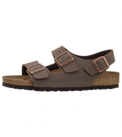 Birkenstock Milano BF Nubuck Mocca 634501 (BK42-b) sandalai