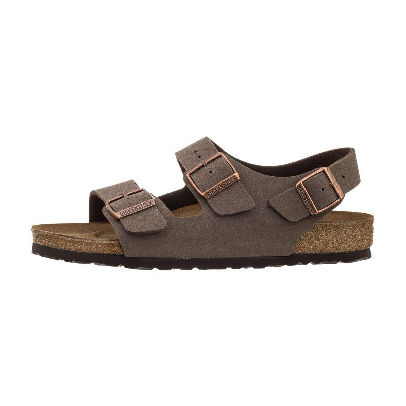 Birkenstock Milano BF Nubuck Mocca 634501 (BK42-b) sandalai