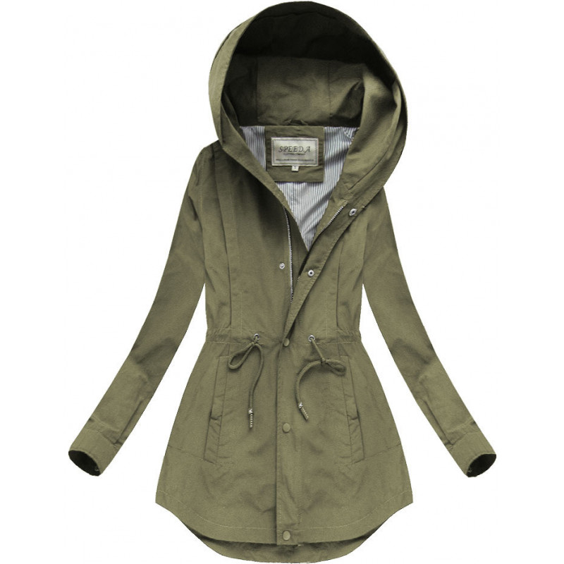 HOODED PARKA KHAKI (W726) striukė getstyle
