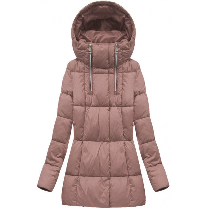 SHORT WINTER JACKET VINTAGE PINK (7750BIG) striukė SHORT WINTER JACKET VINTAGE PINK (7750BIG) striukė