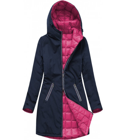 DOUBLE-SIDED BLUE AND AMARANT TRANSITION JACKET (7700) striukė - Drabuziai internetu