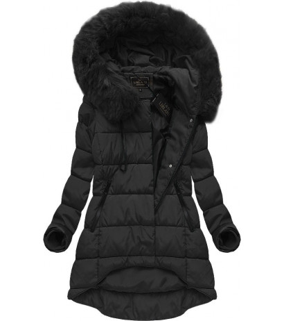ASYMMETRIC BOTTOM JACKET BLACK (X7670X) striukė - Drabuziai internetu