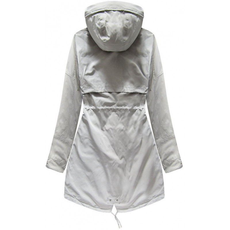 REVERSIBLE HOODED JACKET GREY (W0236) striukė REVERSIBLE HOODED JACKET GREY (W0236) striukė