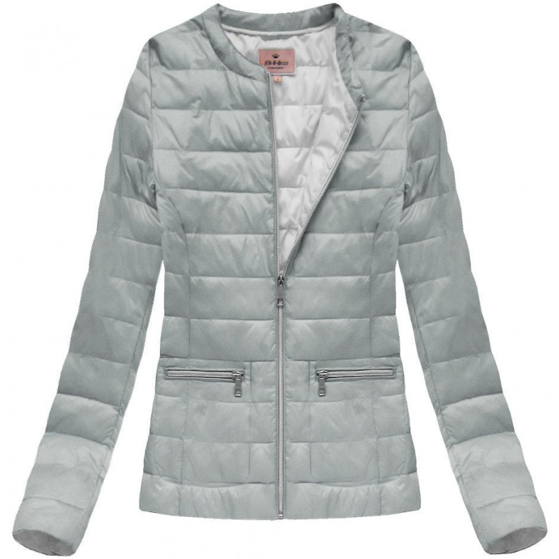 QUILTED JACKET GREY (1825) striukė QUILTED JACKET GREY (1825) striukė