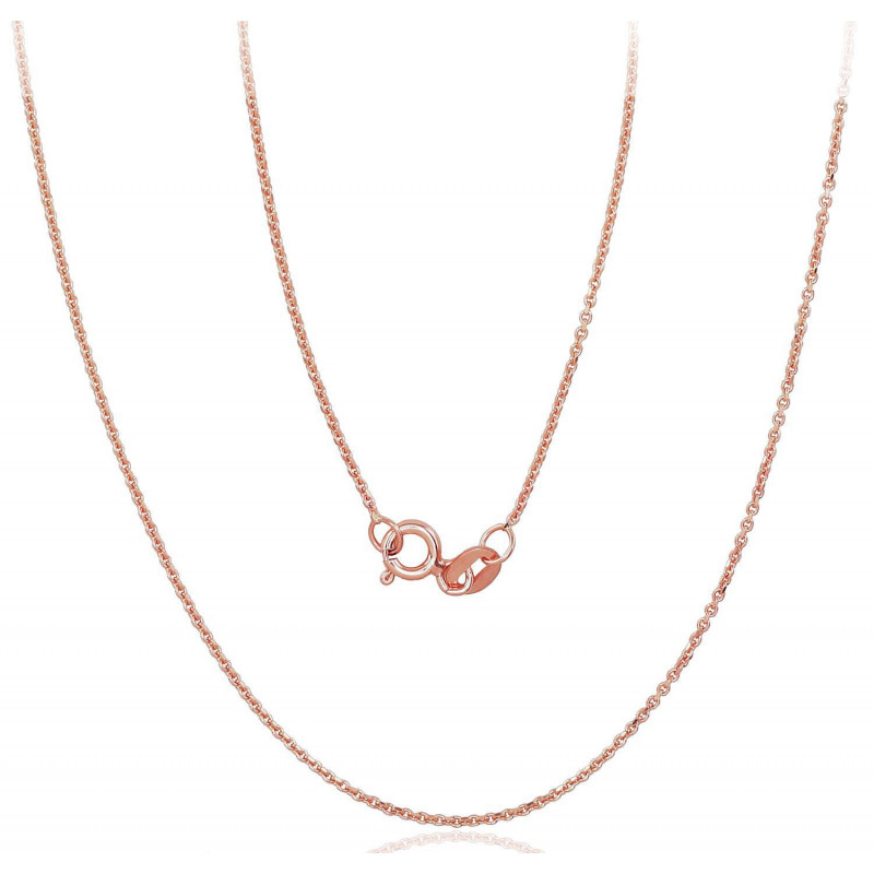 Auksinė grandinėlė Anchor 1 mm 1400055(Au-R), Raudonas Auksas 585°