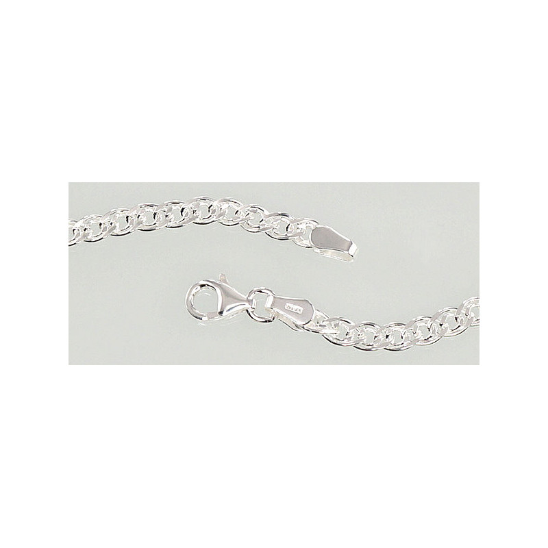 Sidabrinė grandinėlė Crandmother 3.1 mm , briaunų apdirbimas deimantu 2400077, Sidabras 925°