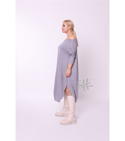 Viskozinė TAFFI suknelė dark grey 4